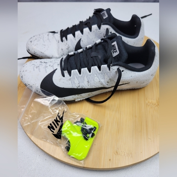 Nike Zoom Rival S 9 Grey Black Track & Field Running Cleats Size 6.5 - Picture 6 of 11